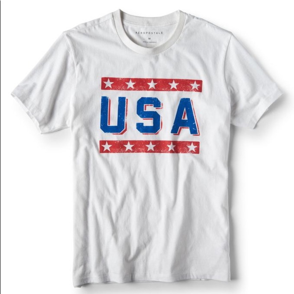 Aeropostale USA Tee Patriotic 4th of July